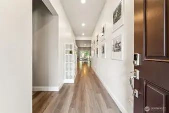 View as you walk in the front door