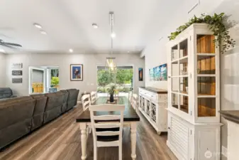 Plenty of room for your largest dining table!