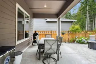 Covered patio