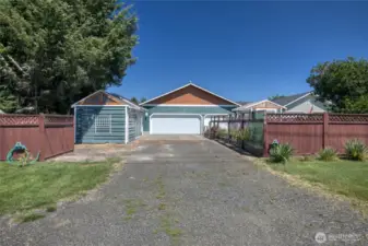 Front of Home 3-Car Garage