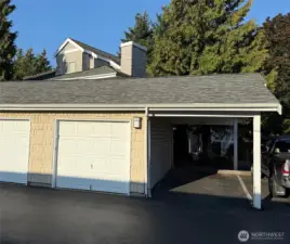 Garage #127 is right out front of home