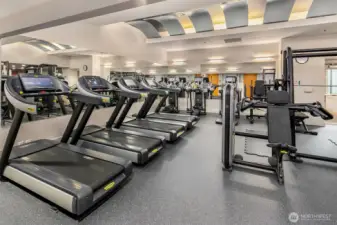 Another view of the work out room