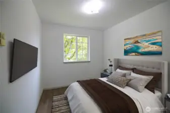 Third Bedroom. Photo is virtually staged.