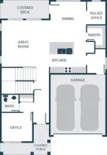 Image is a Rendering   Photographs are for illustrative purposes only. Features, finishes, interior/exterior colors, landscaping and floorplan shown may vary from actual homes built.