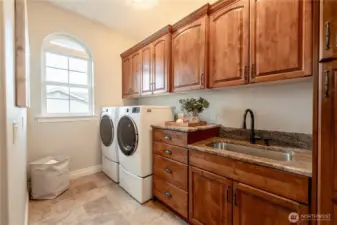 Laundry on second floor.