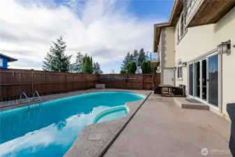 Spa, heat it up separately.