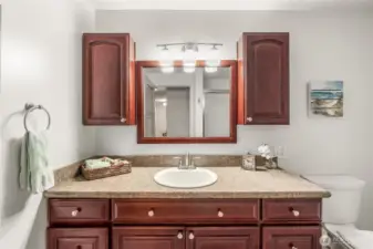 Large bathroom vanity