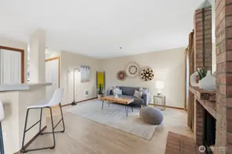 Helps keep the layout feeling open and social