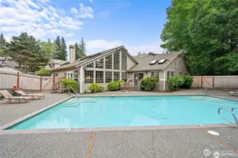 Outdoor pool for relaxing and warm-weather enjoyment