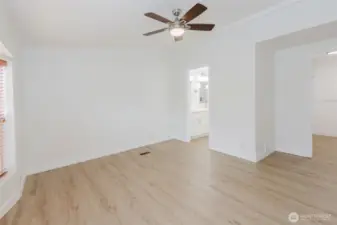 Primary bedroom en suite.