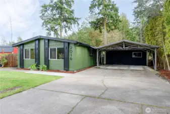 Front exterior of home in established neighborhood