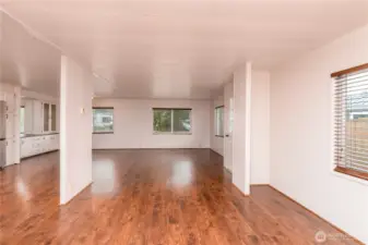 Dining area connected to main living space