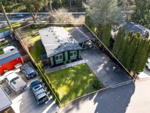 Street view showing quiet residential setting