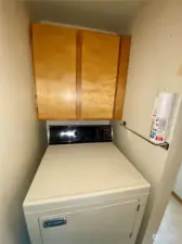 Dryer stays for buyer's convenience!