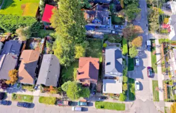 Aerial lot view