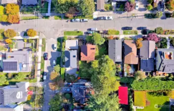 Aerial lot view