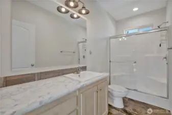 Private primary bathroom.