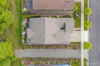 The feeling of privacy and space is abundant on this premier lot. The HOA maintains not only the front yard, but the plantings and space outside of the fence.