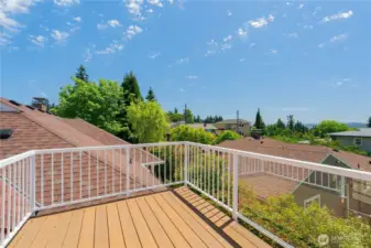 Upper Level Deck w/View
