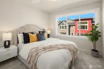 Second bedroom located on the third level