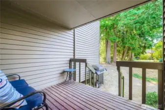 Covered back deck