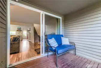 Covered back deck