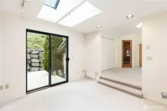 Bedroom 3 steps up into massive bonus room.