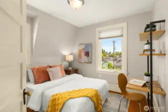 2nd of 3 Bedrooms on the upper level.