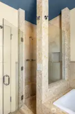 And shower