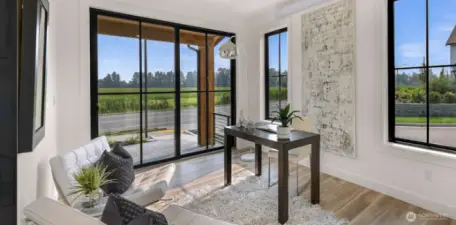 Bedroom #2 w/ Territorial View or Office Space