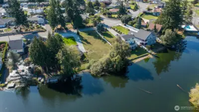 Located in Camaloch, this waterfront lot is ready for your building plans.