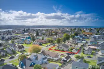 Home sits on two lots! Good neighborhood