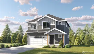 Image is a Rendering   Photographs are for illustrative purposes only. Features, finishes, interior/exterior colors, landscaping and floorplan shown may vary from actual homes built.