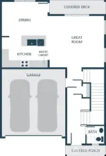 Image is a Rendering   Photographs are for illustrative purposes only. Features, finishes, interior/exterior colors, landscaping and floorplan shown may vary from actual homes built.