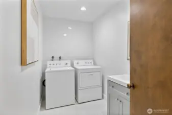 Main floor laundry room.