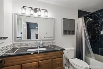 Remodeled primary bathroom
