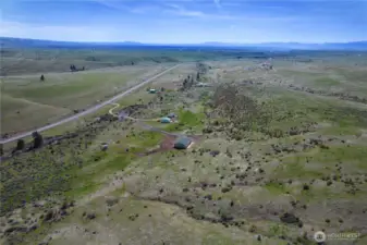 View of Ellensburg Valley from the top of the property