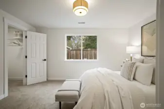 Another view of the primary bedroom