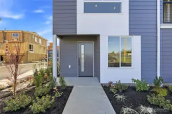 Entrance to the Model Home!