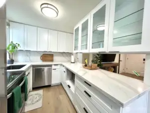 kitchen, remodeled in 2024