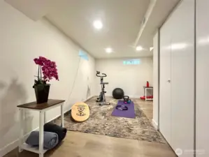 bedrom 4, used as an exercise room