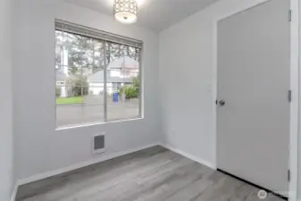 Dining space in the kitchen