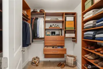 Primary closet