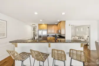 Family and friends gather here.