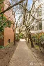 A beautiful entrance into Park Summit and the courtyard.