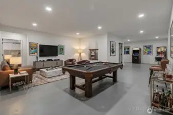 Game Room in basement