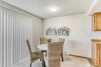 The perfect place to start your day! Slider to the yard....you can fence the yard 10' back & the entire length of the unit