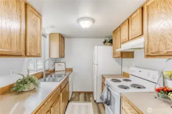The perfect kitchen with a window looking out