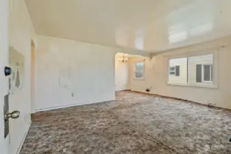 Entrance into living room