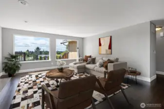 Staged Living Room